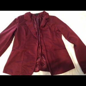 Burgundy Blazer